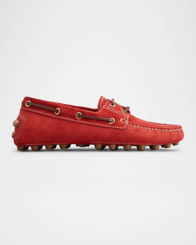 Gommino Suede Driver Boat Loafers